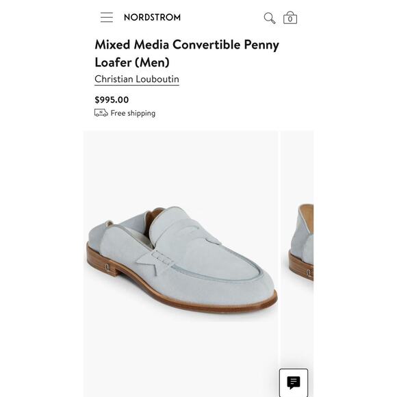 Christian Louboutin Mixed Media Convertible Penny Loafer sz. 44 eu main image 14